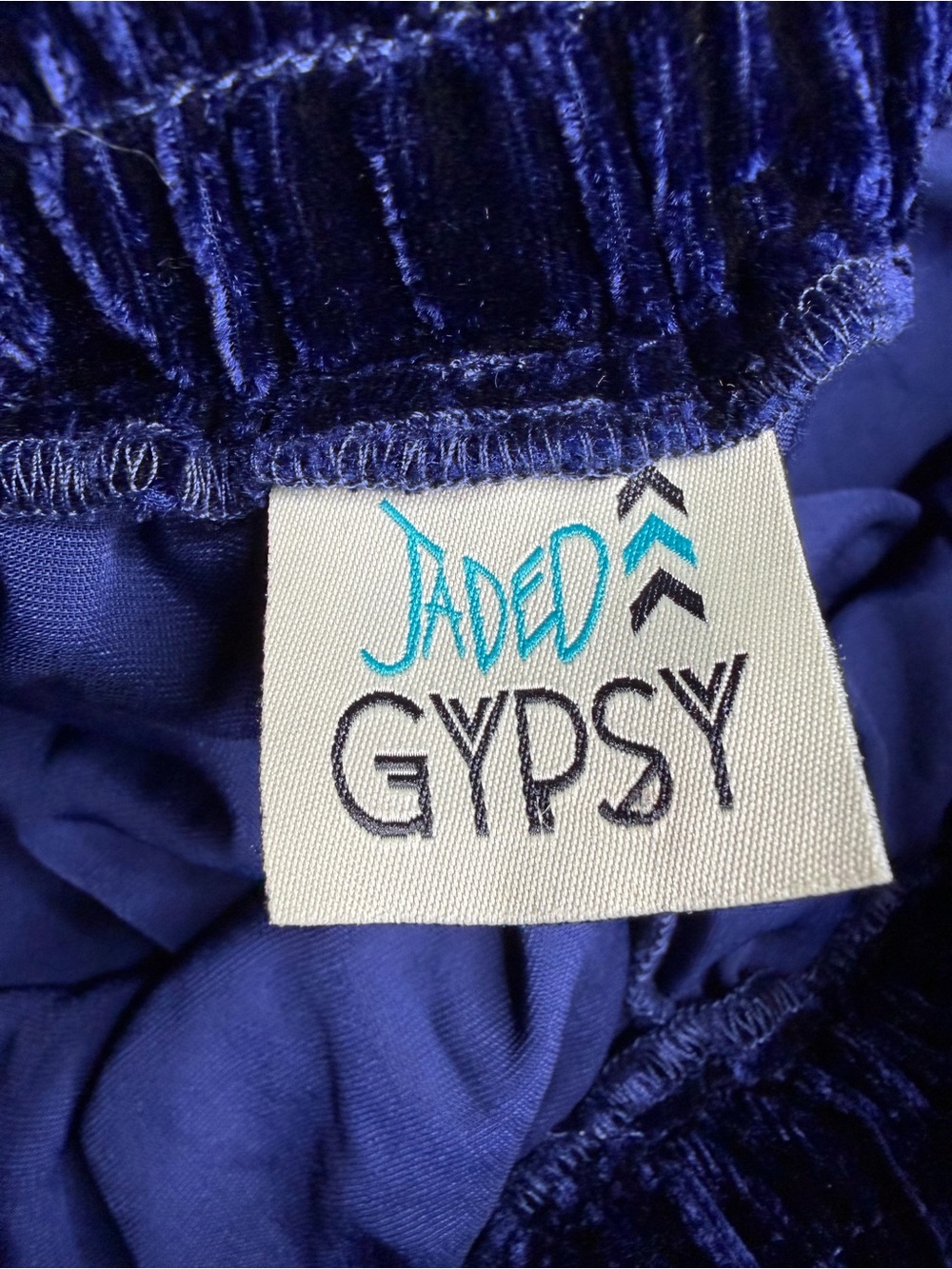 Jaded Gypsy Women's Moonlight Slouch Velvet Pants - Picture 6 of 12
